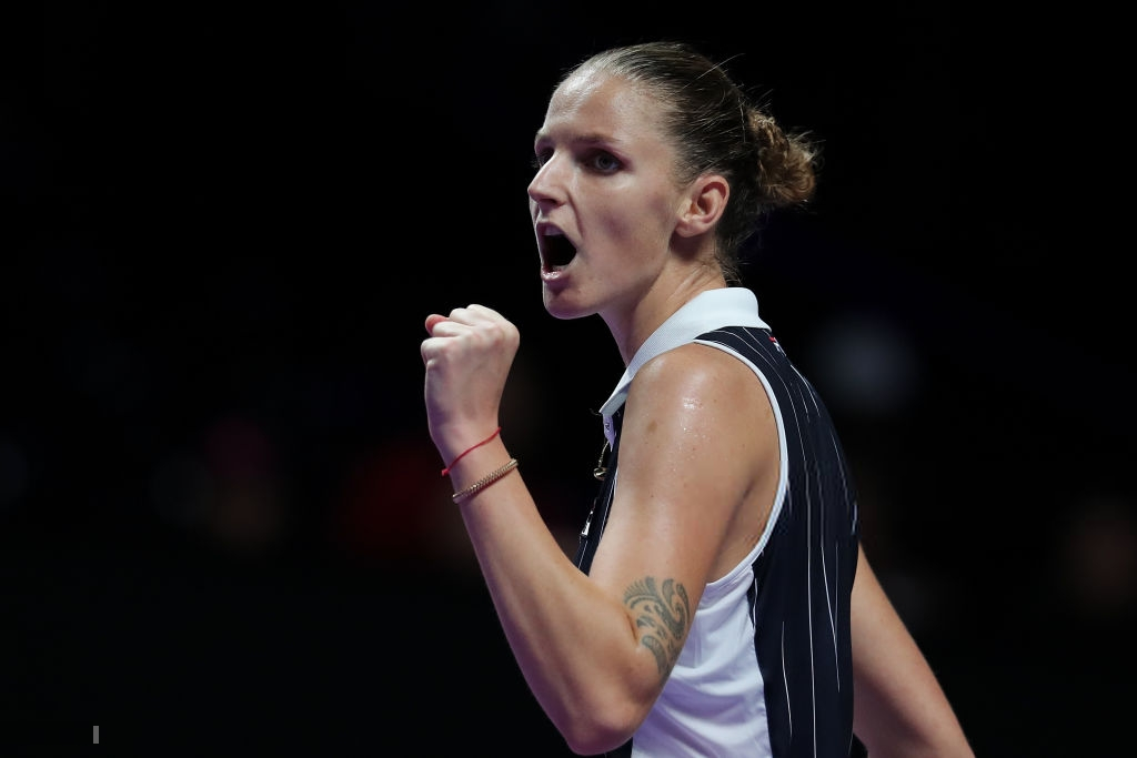 WTA Finals: Pliskova bounces back to stun Halep in three sets