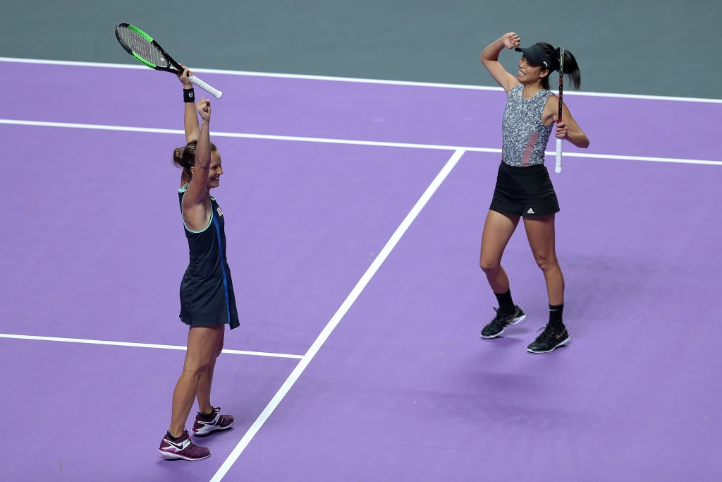 WTA Finals: Hsieh and Strycova roll into the final