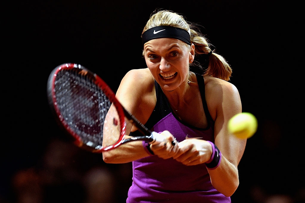 WTA Stuttgart: Petra Kvitova scores double bagel to cruise into round of 16