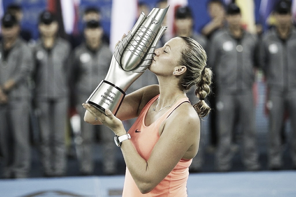 WTA Weekly Ledger: Petra Kvitova charges to first title of the year in Wuhan, Kristyna Pliskova wins Tashkent