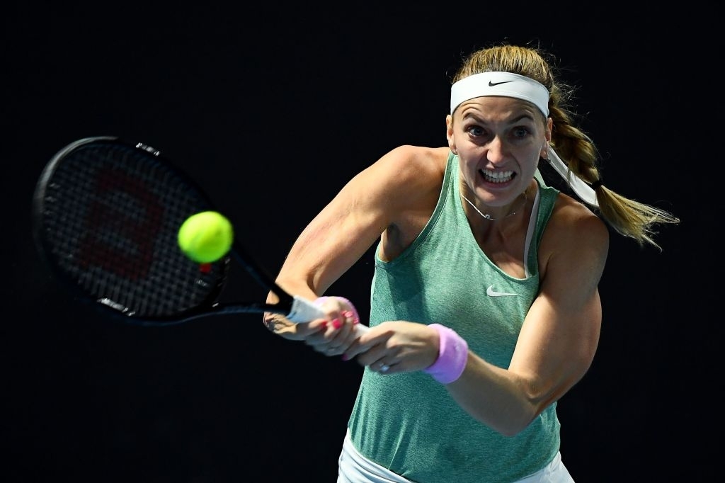 WTA Miami: Petra Kvitova maintains spotless record
over Alizé Cornet into third round