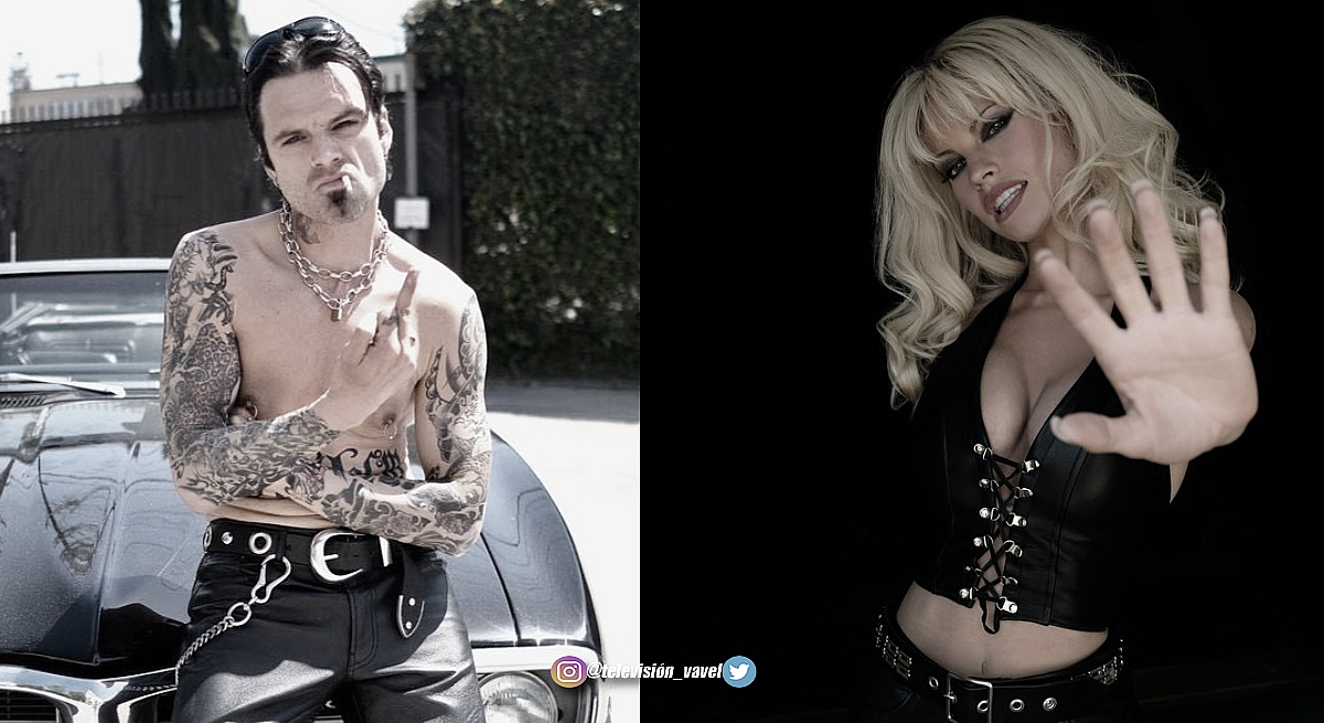 Primeras imágenes de Lily James y Sebastian Stan como Pamela Anderson y Tommy Lee