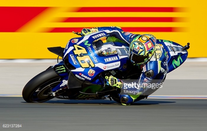 Rossi finished 4th in Valencia then slammed for incident in paddock