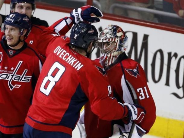 Grubauer Helps Caps Even Series With Islanders 1-1 With Big Game