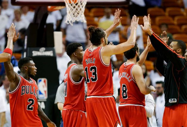 Bulls upset Heat in Game 1