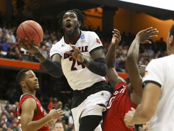 Harrell Guides Louisville Past NC State to Advance to Elite 8