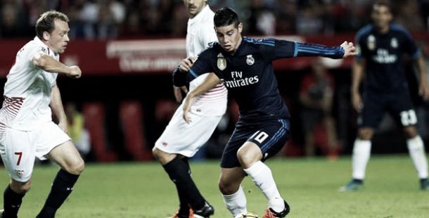 James Rodríguez regresó por lo alto, pese a la derrota del Madrid