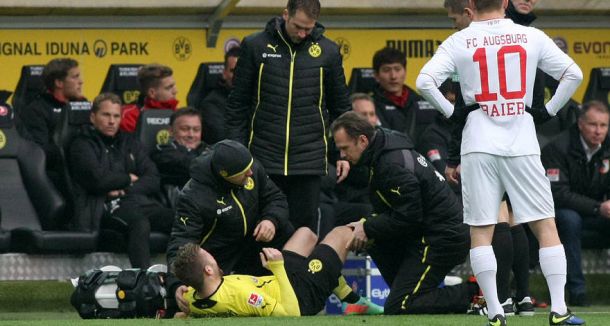 Borussia Dortmund começa returno da Bundesliga com empate contra o Augsburg