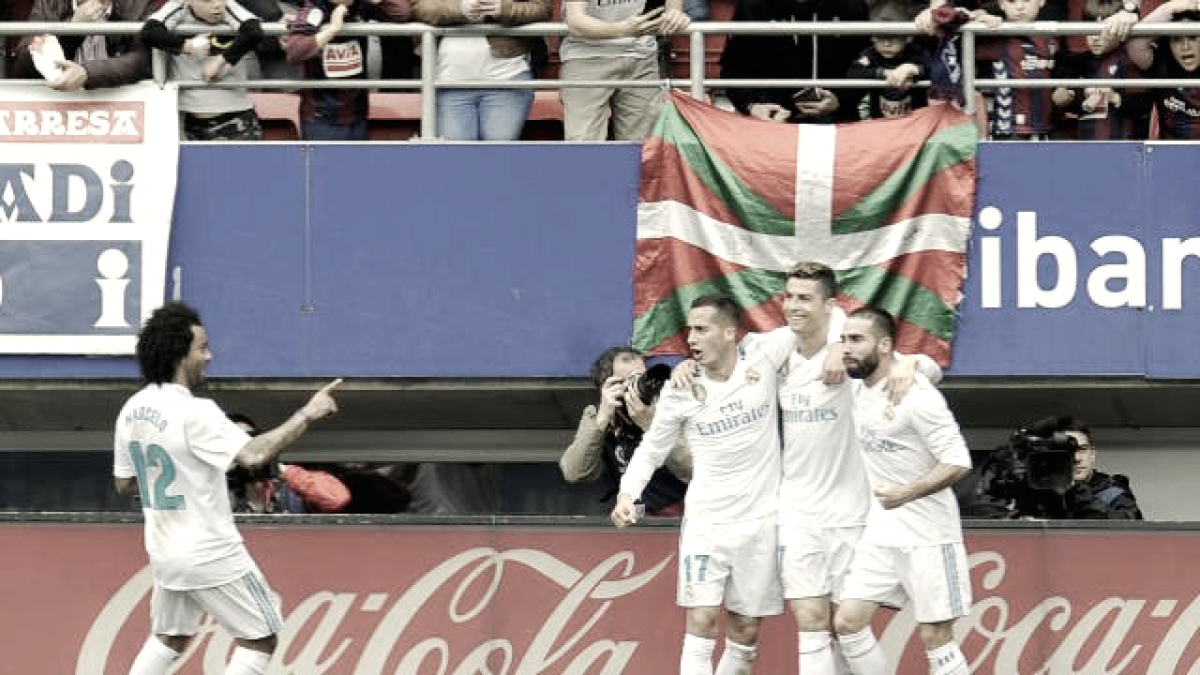 Cristiano rescata al Madrid en Ipurua