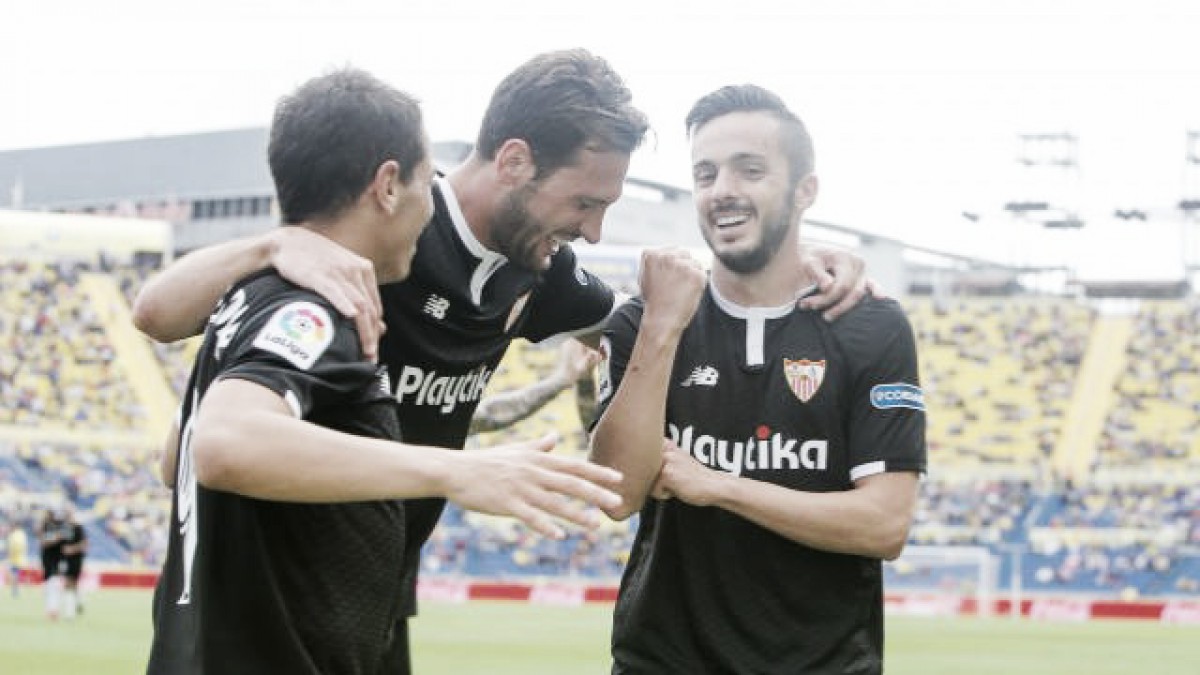 Sevilla sofre no fim, mas confirma favoritismo e derrota Las Palmas fora de casa