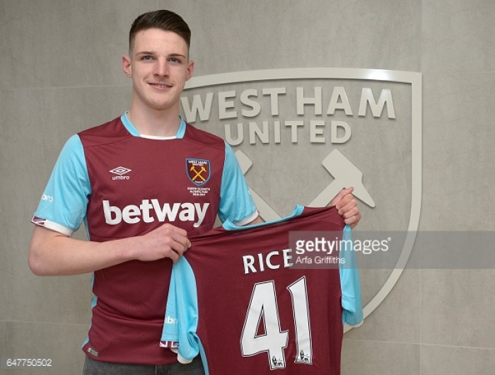 declan rice west ham shirt