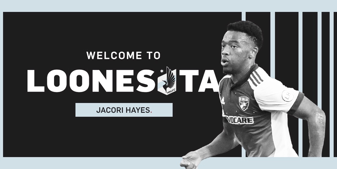 Minnesota United FC se
refuerza con Jacori Hayes