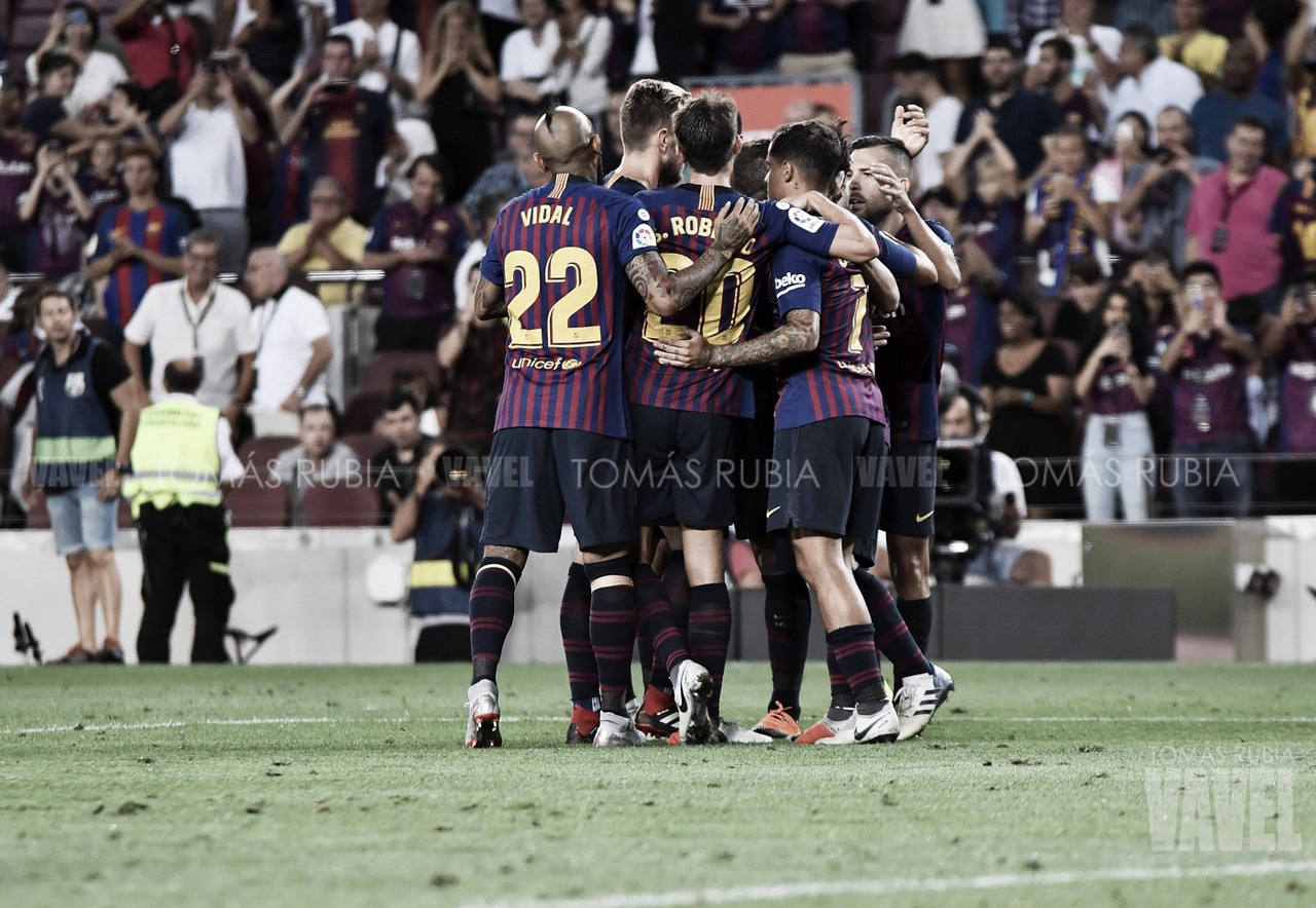 Resumen FC Barcelona 1-0 Levante UD en LaLiga Santander 2018 Resumen FC Barcelona 1-0 Levante UD en LaLiga Santander 2018