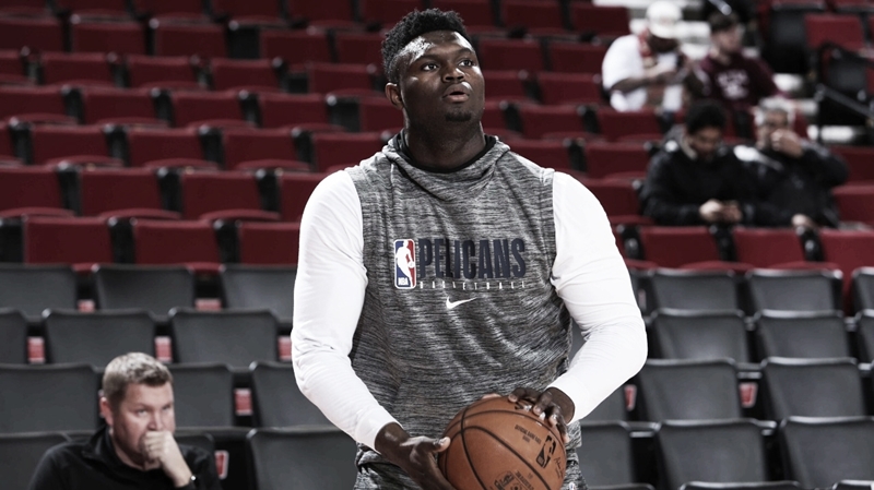 Ala-pivô do New Orleans Pelicans, Zion Williamson deve estrear no próximo dia 22, diz David Griffin Ala-pivô do New Orleans Pelicans, Zion Williamson deve estrear no próximo dia 22, diz David Griffin