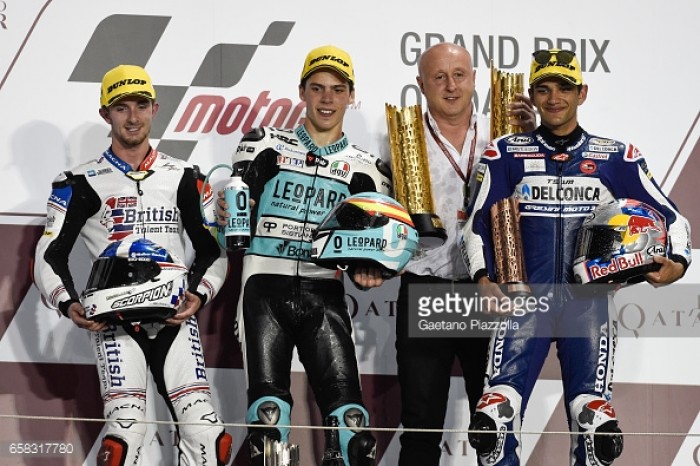 Moto3: Mir, McPhee and Martin make up the podium in Qatar