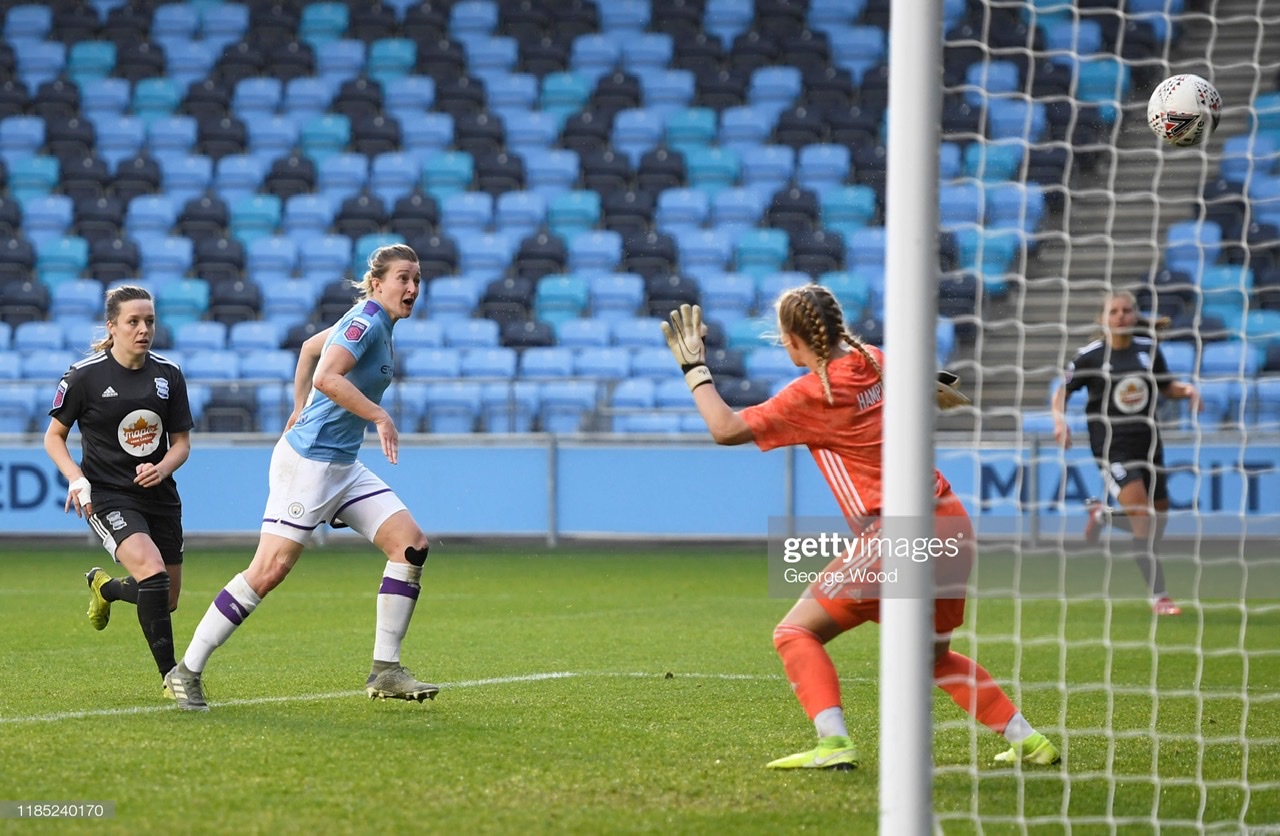 Manchester City Women 2-1 Birmingham City Women: Weir thunderstrike seals a win
