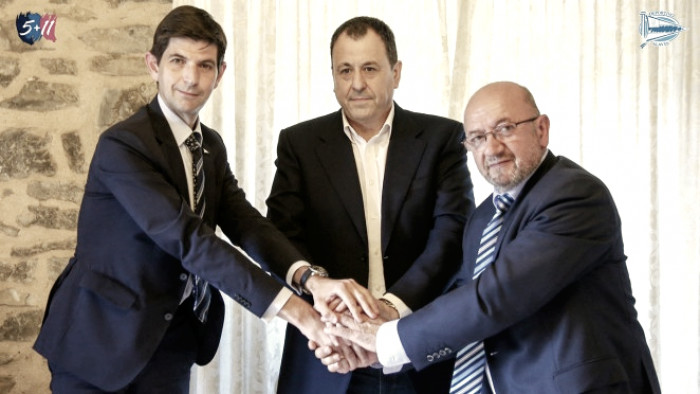 Nuevo acuerdo de colaboración entre Alavés, Amurrio y Fundación 5+11