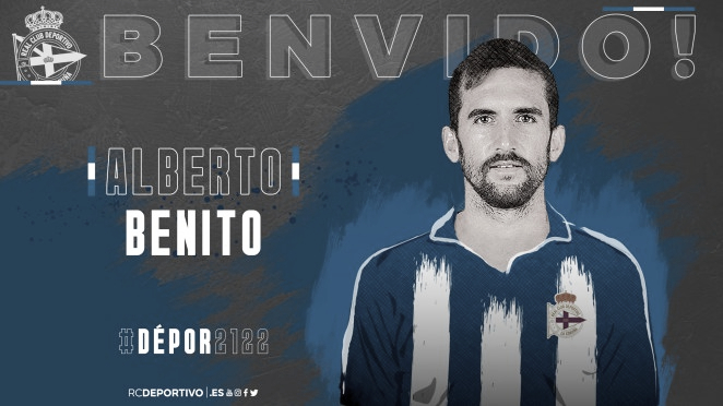 Alberto Benito, nuevo jugador del Deportivo