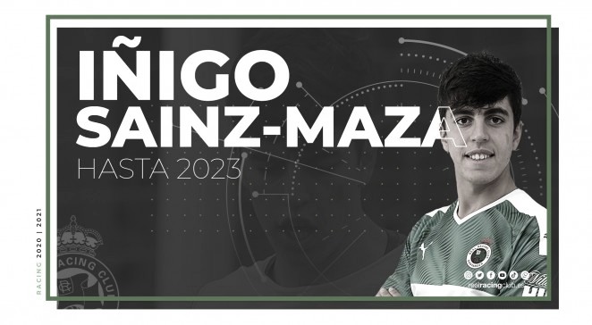 Íñigo Sainz- Maza firma su primer contrato profesional con el Racing