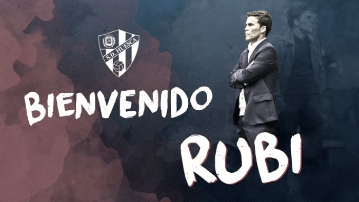 Rubi, entrenador de la SD Huesca