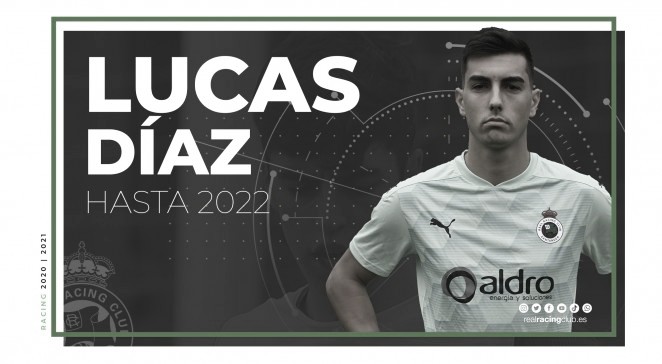 El Racing renueva a su guardameta Lucas Díaz El Racing renueva a su guardameta Lucas Díaz