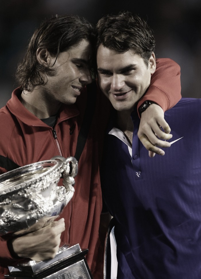 Federer y Djokovic encabezan el reconocimiento a “Rafa”