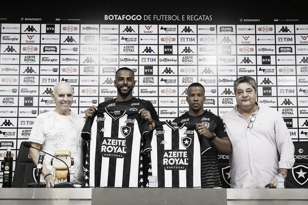 Novos reforços, Rhuan Renato e Guilherme Santos são apresentados pelo Botafogo Novos reforços, Rhuan Renato e Guilherme Santos são apresentados pelo Botafogo