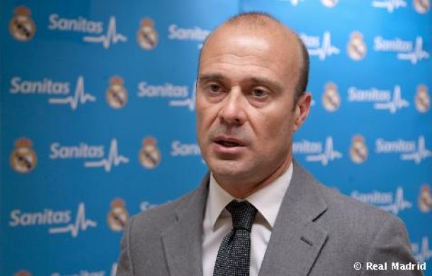Carlos Díez, Jefe de Servicios Médicos del Madrid: "Bale no tiene una hernia ni que pasar por quirófano"