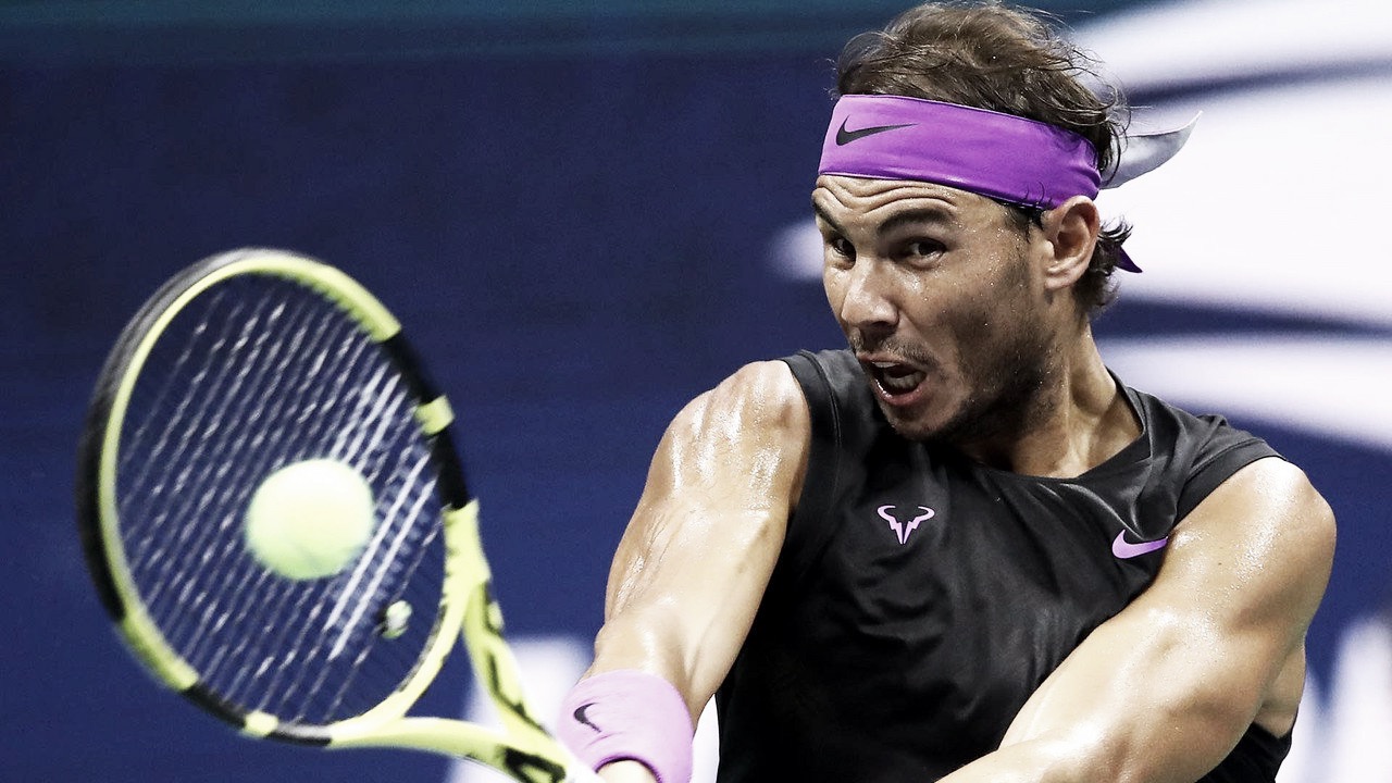 Nadal supera início turbulento e vence Cilic para ir às
quartas no US Open Nadal supera início turbulento e vence Cilic para ir às
quartas no US Open