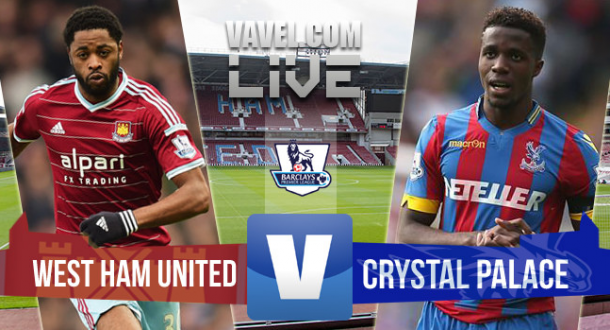 Score match West Ham United - Crystal Palace Live and BPL Scores 2015