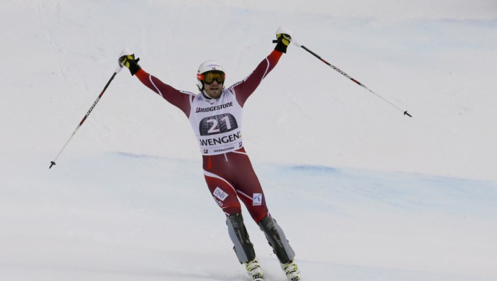 Alpine Skiing: Attacking Vikings Celebrate In Wengen Combined