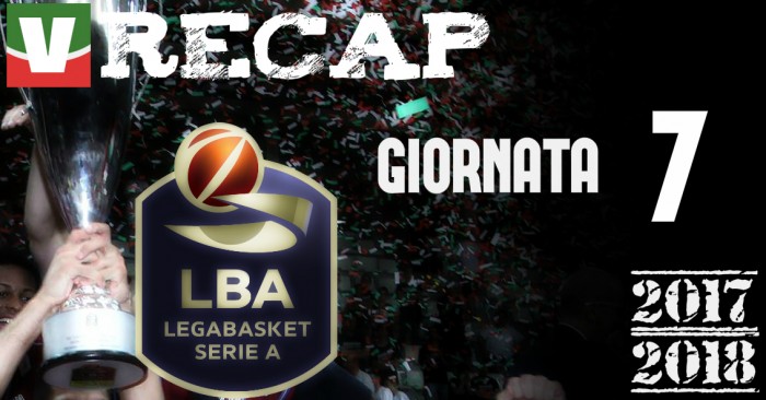 Legabasket: risultati e tabellini della settima giornata
