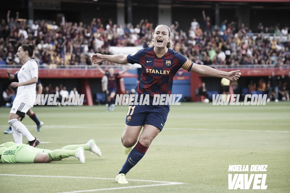 El FC Barcelona Femení arrolla al CD Tacón en el estreno liguero