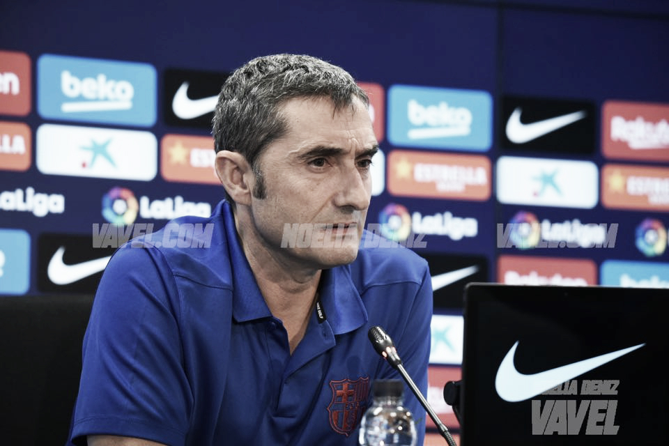 Ernesto Valverde: "El Valencia nos ha puesto en problemas
muchos partidos"