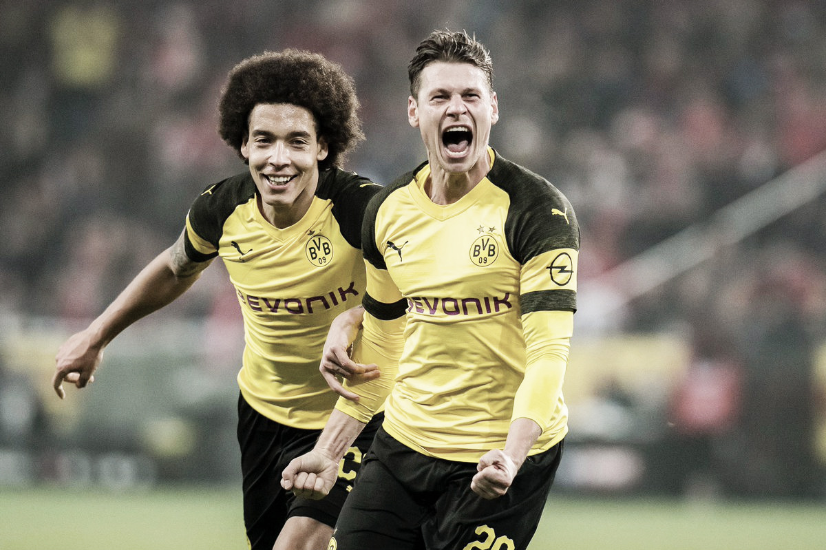 Borussia Dortmund vence Mainz 05 e se distancia na liderança da Bundesliga Borussia Dortmund vence Mainz 05 e se distancia na liderança da Bundesliga