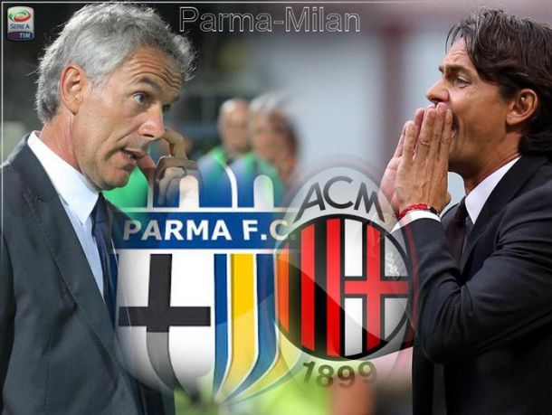Live Parma - Milan in Serie A