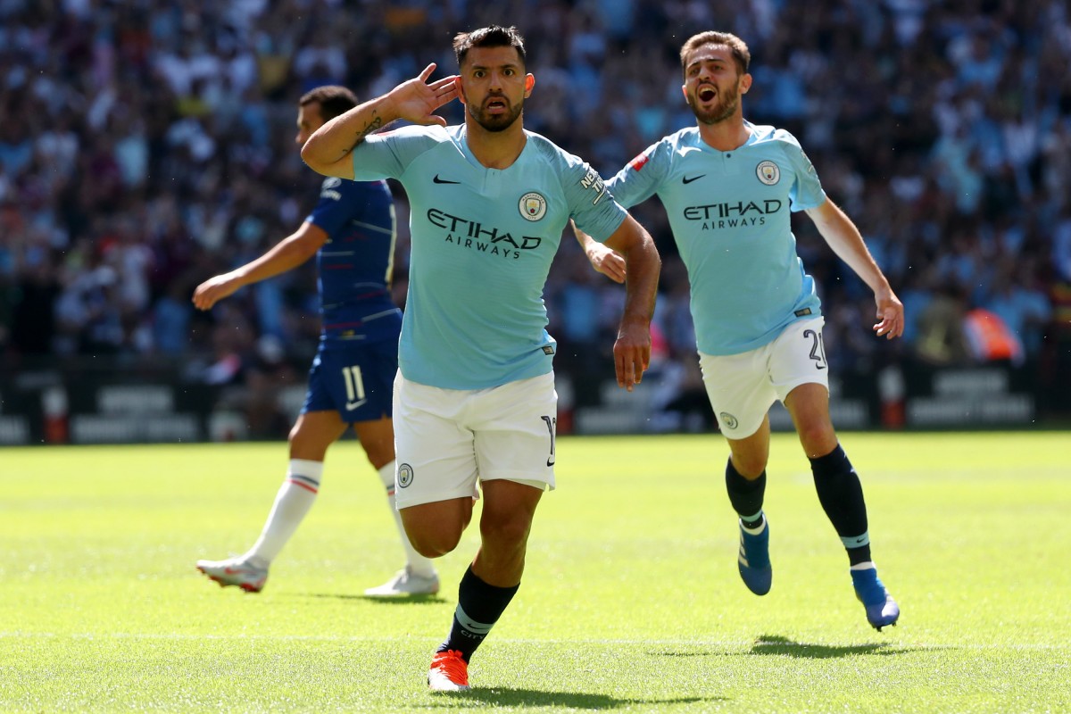 Community Shield - Il Kun Aguero punisce il nuovo Chelsea di Sarri: vince il City 0-2