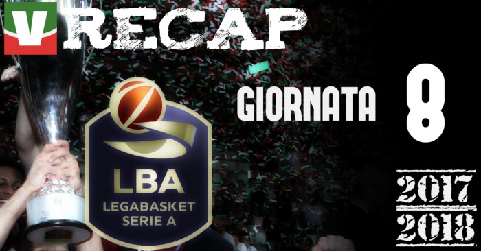 Legabasket: risultati e tabellini dell'ottava giornata