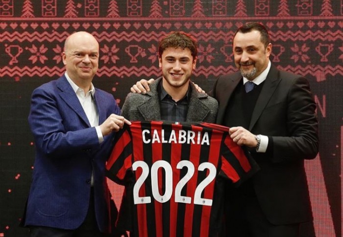 Milan, Calabria rinnova fino al 2022