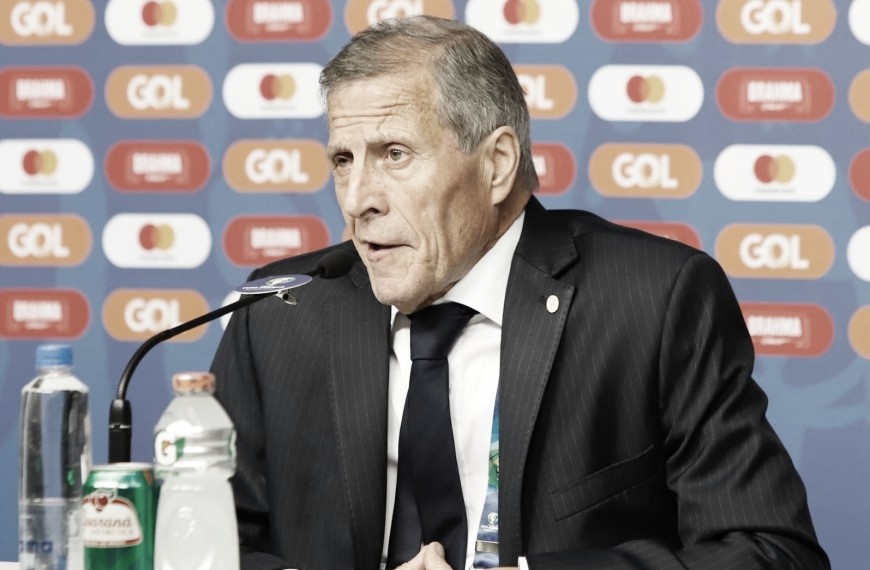 Após vitória, Óscar Tabárez exalta jogadores do Uruguai: "Sempre espero o melhor" Após vitória, Óscar Tabárez exalta jogadores do Uruguai: "Sempre espero o melhor"