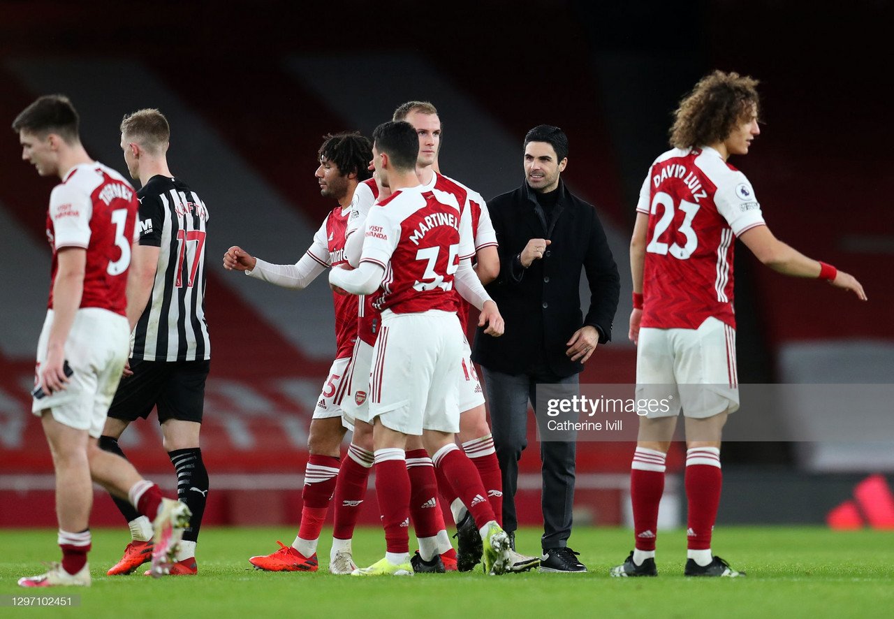 Arsenal 3-0 Newcastle: Aubameyang brace helps Gunners ease to victory  