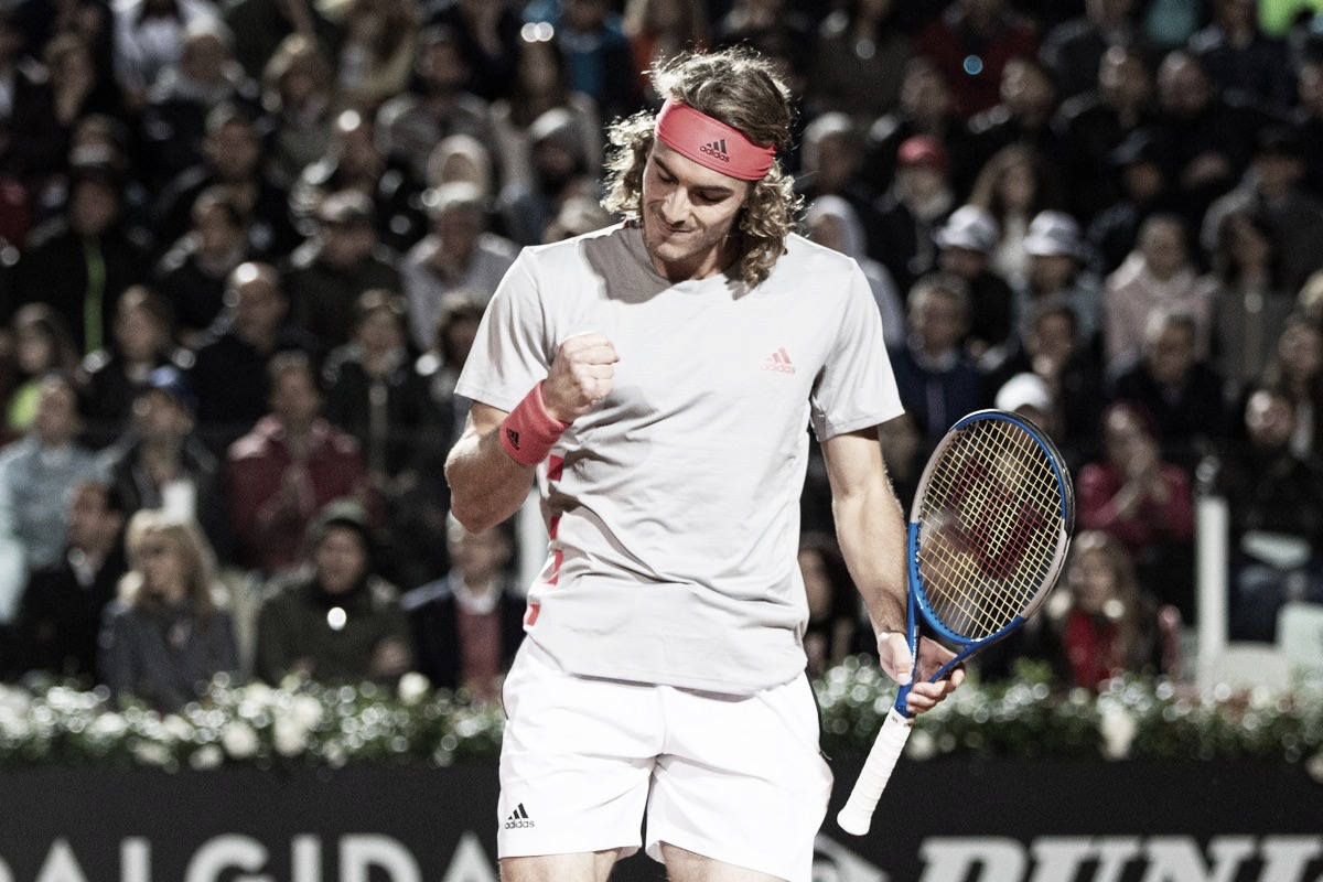 Tsitsipas passa por Fognini, frustra torcida italiana e vai às quartas do Masters 1000 de Roma Tsitsipas passa por Fognini, frustra torcida italiana e vai às quartas do Masters 1000 de Roma