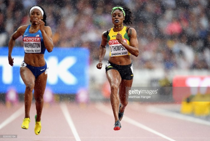 Olympic Champion Elaine Thompson Thunders Into 100m Semi-finals 