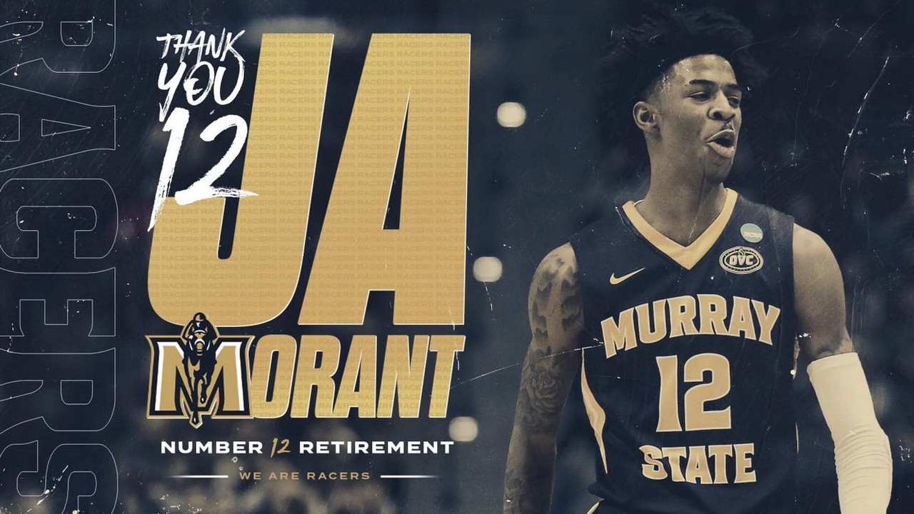 Ja Morant's No. 12 retired at Murray State