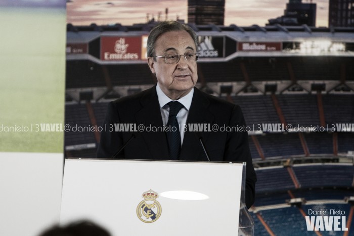 Florentino Pérez, presente en el choque entre España y Ucrania Florentino Pérez, presente en el choque entre España y Ucrania