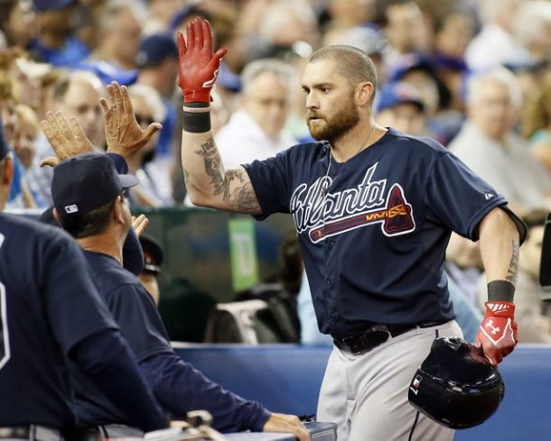 Late Inning Home Run By Gomes Lifts Atlanta Braves Past Toronto Blue Jays 8-7