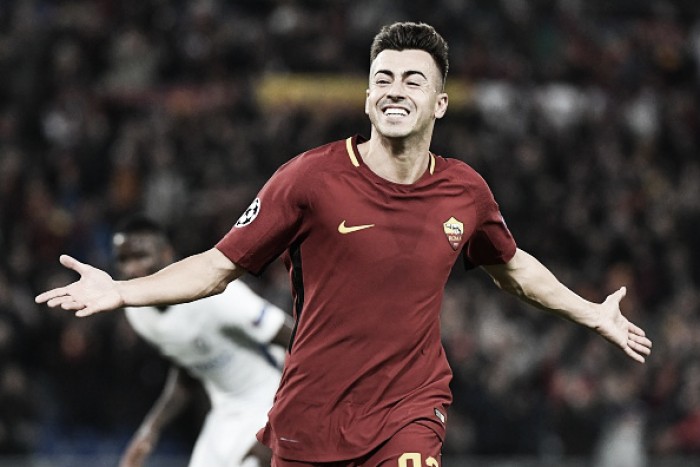 El Shaarawy faz dois, Roma desnorteia Chelsea e ascende à liderança do Grupo C El Shaarawy faz dois, Roma desnorteia Chelsea e ascende à liderança do Grupo C