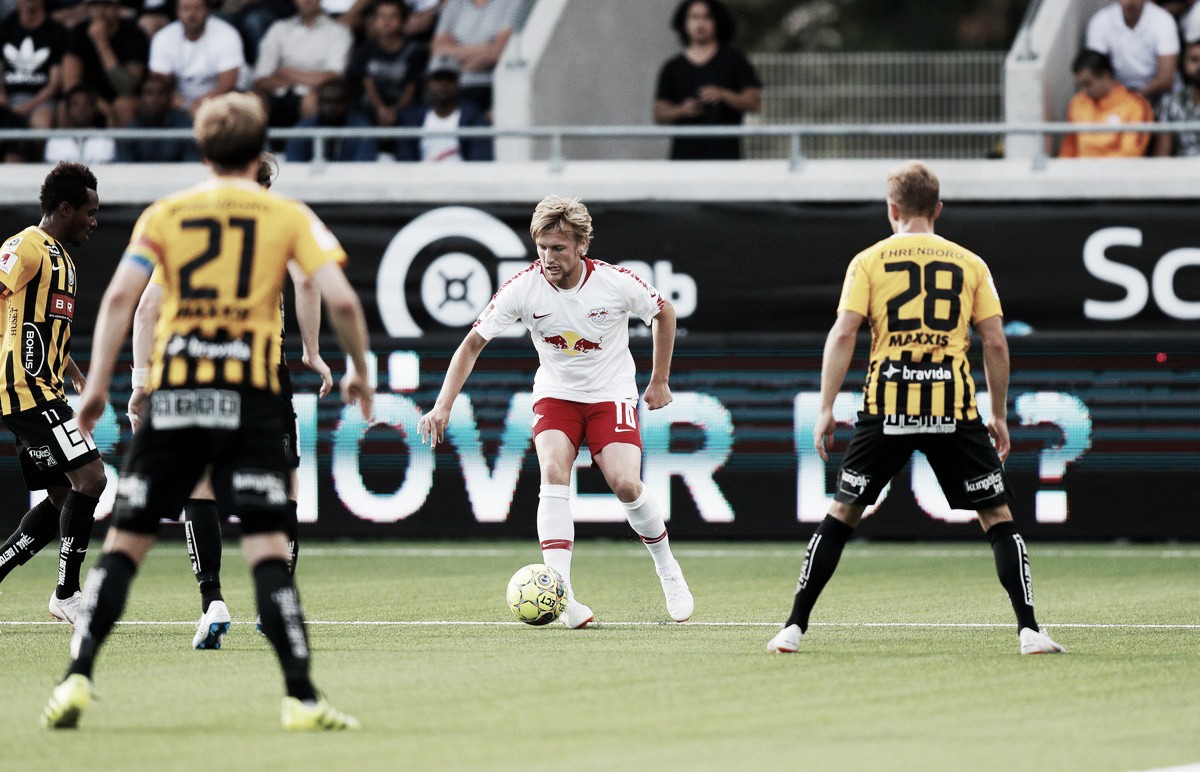 Em jogo pouco movimentado, RB Leipzig empata com BK Häcken e se classifica na Europa League Em jogo pouco movimentado, RB Leipzig empata com BK Häcken e se classifica na Europa League