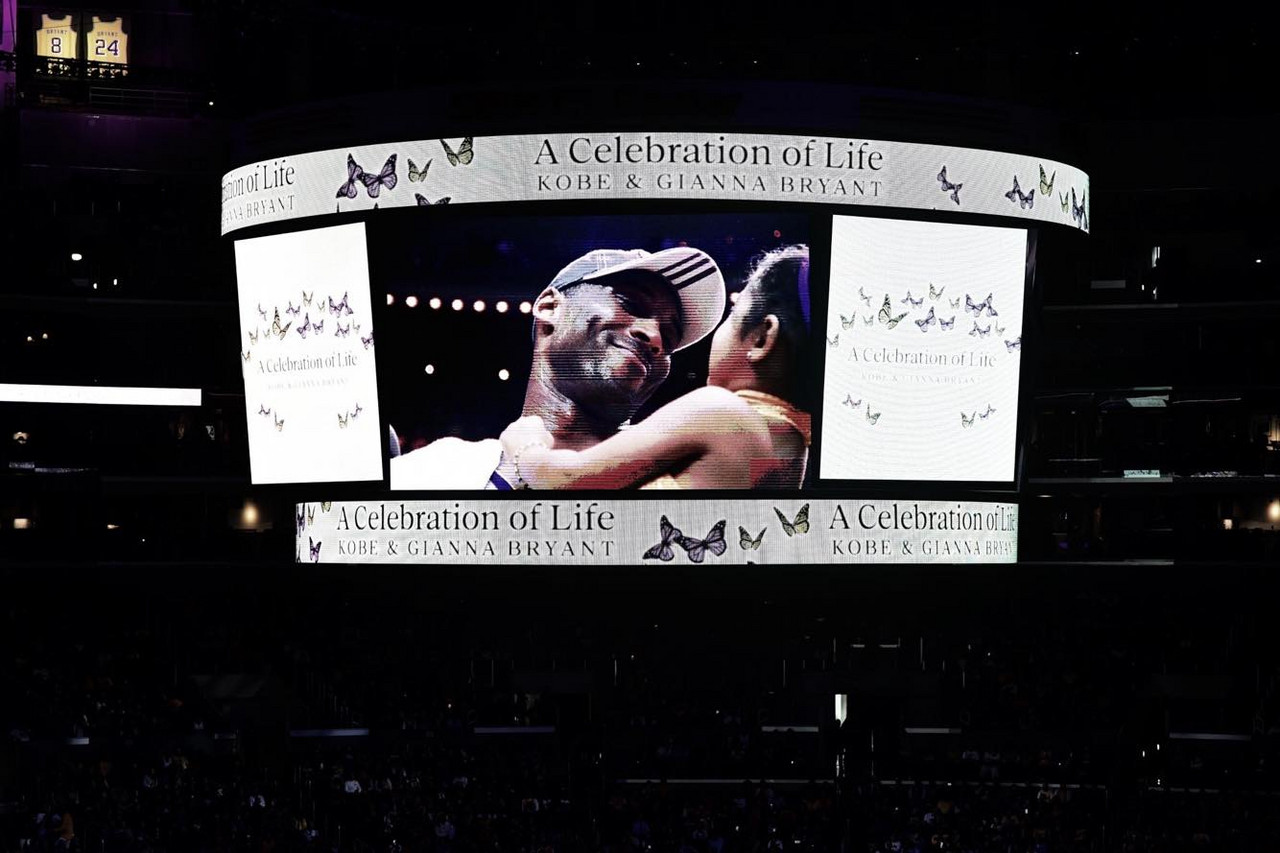 Kobe & Gianna Memorial at Staples Center