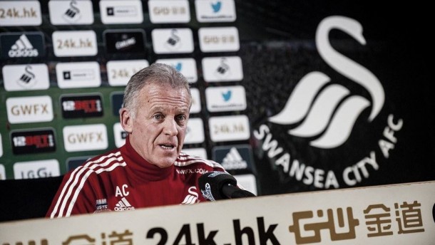No news on managerial front as caretaker Curtis takes Swansea's pre-match presser